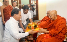 දෙමටගොඩ මහා විසුද්ධාරාමයේ සංඝාවාසය සහ දාන ශාලාව සඟ සතු කෙරේ