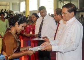 වන ක්ෂේත්‍ර සහකාරවරුන්ට පත්වීම් ලිපි ප්‍රදානය කෙරේ