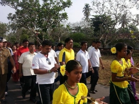 ශරීර සුවතා ප්‍රවර්ධන පා ගමනක් බෙන්තර,ඇල්පිටියේ දී