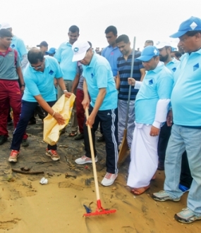 වෙරළ පවිත්‍ර කිරීමේ ජාතික උත්සවය ගාලුමුවදොර දී