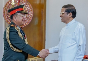 දිවයිනට පැමිණි නේපාල යුද හමුදා මාණ්ඩලික ප්‍රධානී ජනපති හමුවෙයි ...