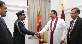 India&#039;s Air Staff Chief Calls on President Rajapaksa