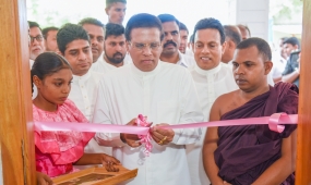 සියලු ආගම් සුරක්ෂිත කරමින් බෞද්ධාගමික පරිසරයක් තුළ යහපත් සමාජයක් ගොඩනගනවා – ජනපති