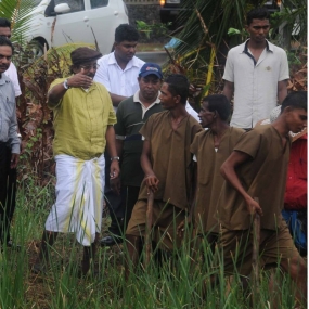 බන්ධනාගාර රැඳවියන් පුරන් කුඹුරු යායක් අස්වද්දයි