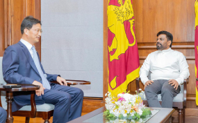 ජනපති සහ චීන තානාපති අතර හමුවක්