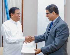 ආපදාවෙන් විපතට පත් ජනතාවට සහන සැලසීමට බංග්ලාදේශයේ මූල්‍යාධාර ජනපතිට