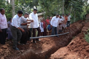 මාතලේ දුෂ්කර ගම්මාන ජල යෝජනා ක්‍රමයේ වැඩ ඇරඹේ