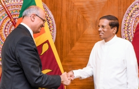 ඉන්දියානු විදේශ ලේකම් ජනපති හමුවෙයි